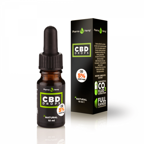 CBD olej Drops Pharmahemp v olivovem oleji, 10 ml CBD olej Drops Pharmahemp v olivovem oleji, 10 ml