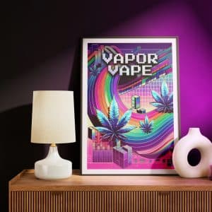 Plakát „Vapor Vape“