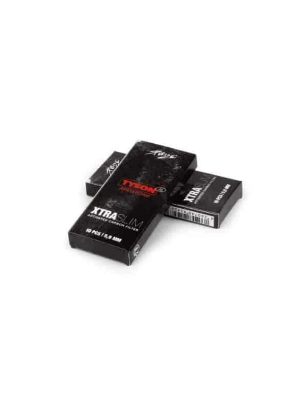 Purize x Tyson – Uhlíkové filtry 2.0 XTRA Slim (ø 6 mm x 27 mm)