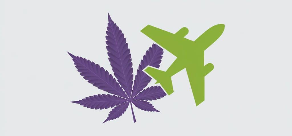 medyczna marihuana samolot