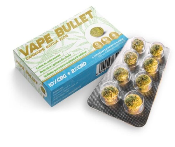 Vape Bullet CBD CBG Kraut