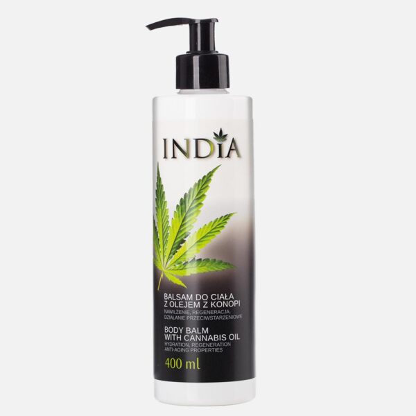 Körperlotion mit Hanföl India Cosmetics, 400 ml Körperlotion mit Hanföl India Cosmetics, 400 ml