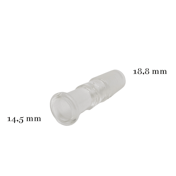 High Labs – Adaptador de cristal 14,5 mm (H) a 18,8 mm (M)