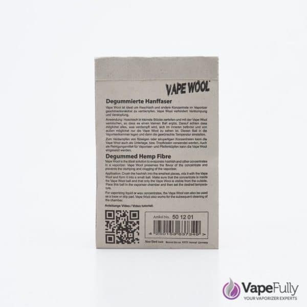 Fibra de cáñamo purificada – accesorio para vaporizar concentrados de CBD