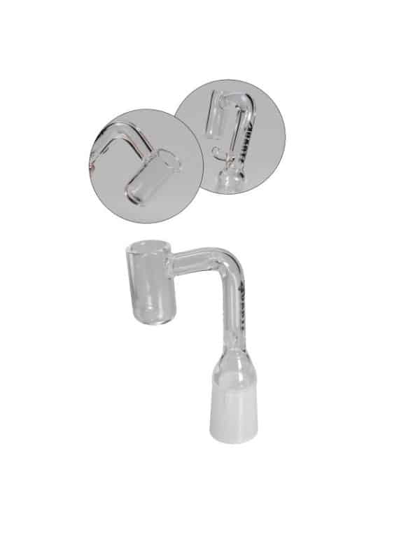 Quartz Banger con conexión para resistencia – accesorio para vaporización de concentrados Quartz Banger con conexión para resistencia – accesorio para vaporización de concentrados