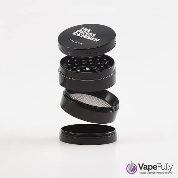 Swiss Grinder Falcon – grinder de 4 piezas para hierbas secas Swiss Grinder Falcon – grinder de 4 piezas para hierbas secas