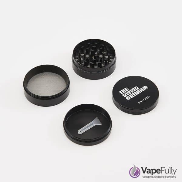 Swiss Grinder Falcon – grinder de 4 piezas para hierbas secas