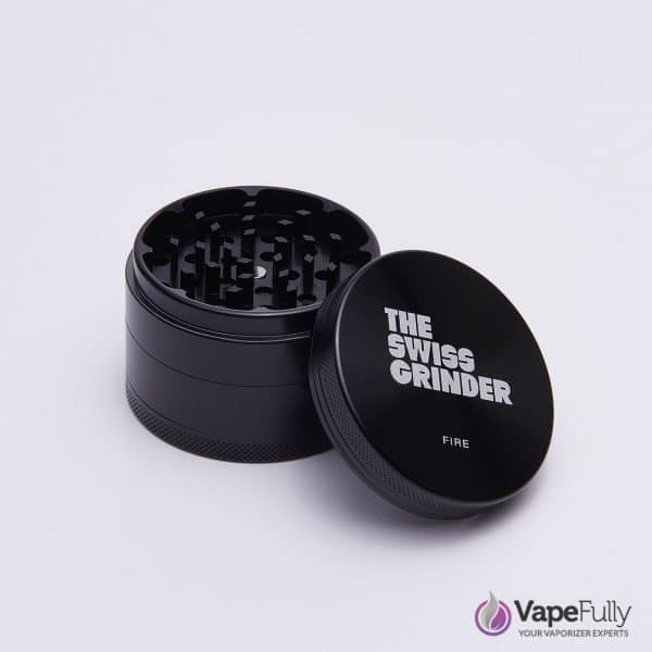 Swiss Grinder Fire – molinillo 4 piezas premium para hierbas secas