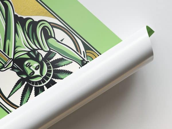 High Labs Art – Póster «Freedom Is Now» (B2, 70,7 × 50 cm)