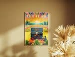 High Labs Art Póster “Let It Be” – formato B2 con detalles dorados