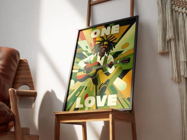 High Labs Art «One Love» – póster decorativo B2