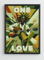High Labs Art «One Love» – póster decorativo B2