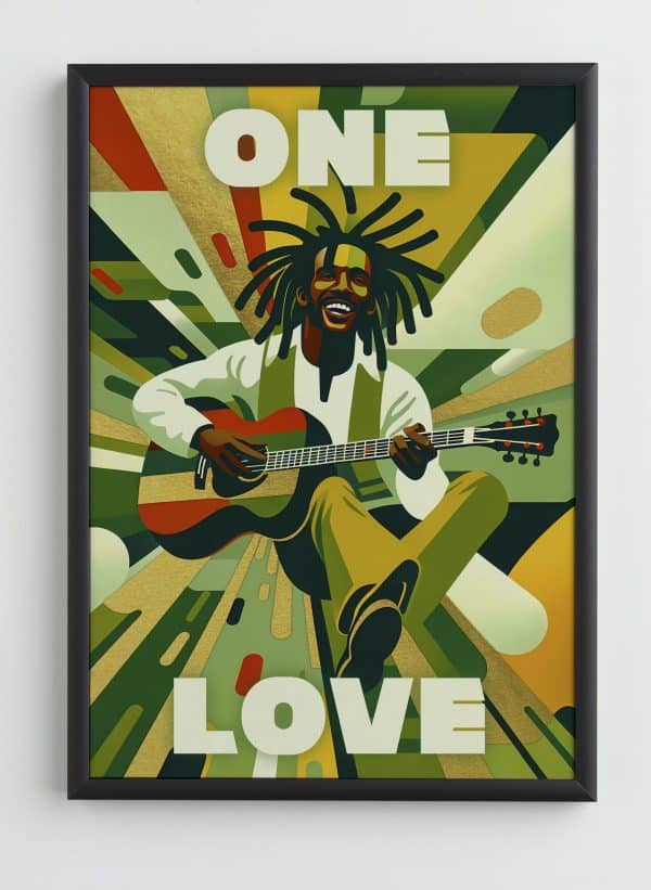 High Labs Art «One Love» – póster decorativo B2