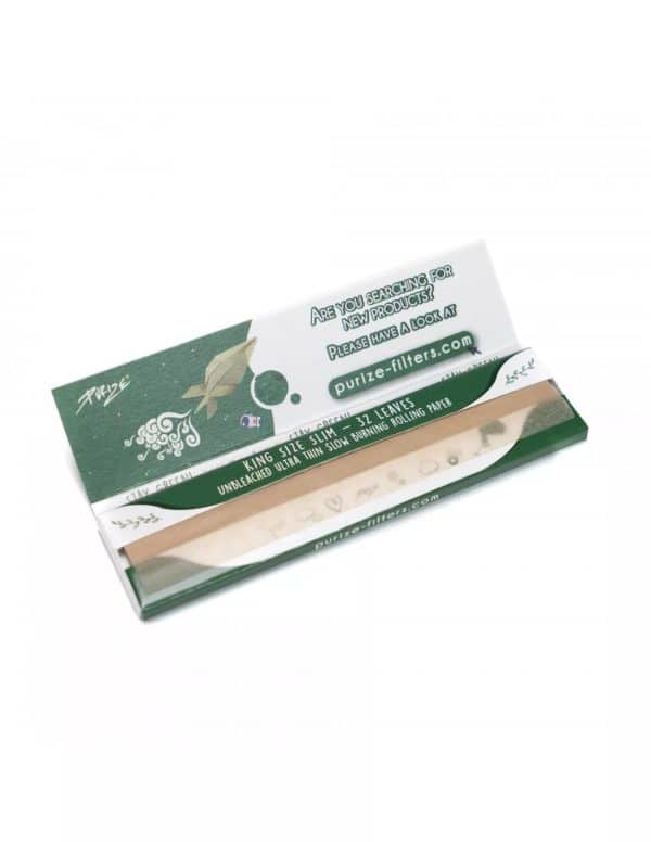 Purize Brown King Size Slim – papel de liar 32 hojas