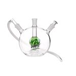 420VAPE Bomb Globe Turbo XL – bong de cristal con doble boquilla 14,5 mm