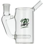 Coofel 420VAPE – mini bong de cristal con esmerilado 14,5 mm