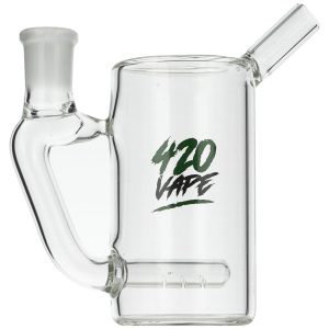 Coofel 420VAPE – mini bong de cristal con esmerilado 14,5 mm