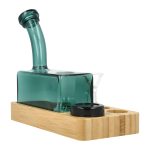 420VAPE Wagon – bong con base de madera (14,5 mm)