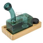 420VAPE Wagon – bong con base de madera (14,5 mm)