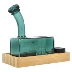 420VAPE Wagon – bong con base de madera (14,5 mm)
