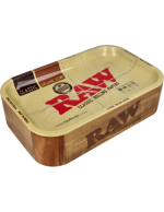 RAW Wooden Cache Box – caja de bambú 2 en 1 con bandeja