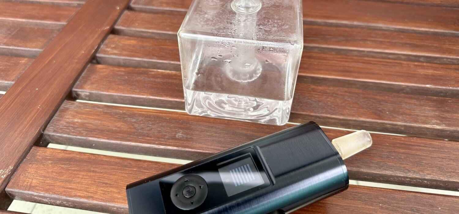 Arizer Solo 3 -vaporisaattori ja lasinen XL-suukappale