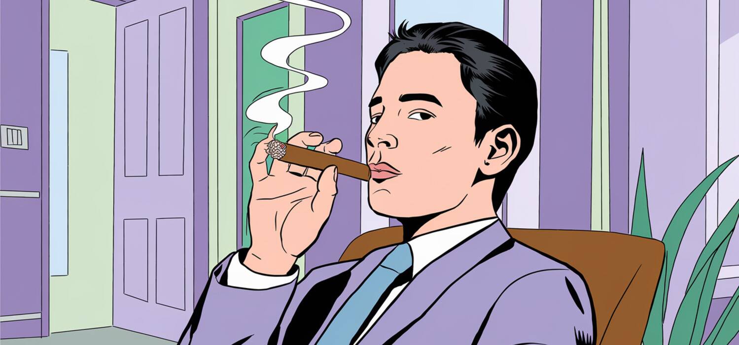 Tupakankuumennin ja tupakkapatruuna pöydällä - tupakan höyrystäminen