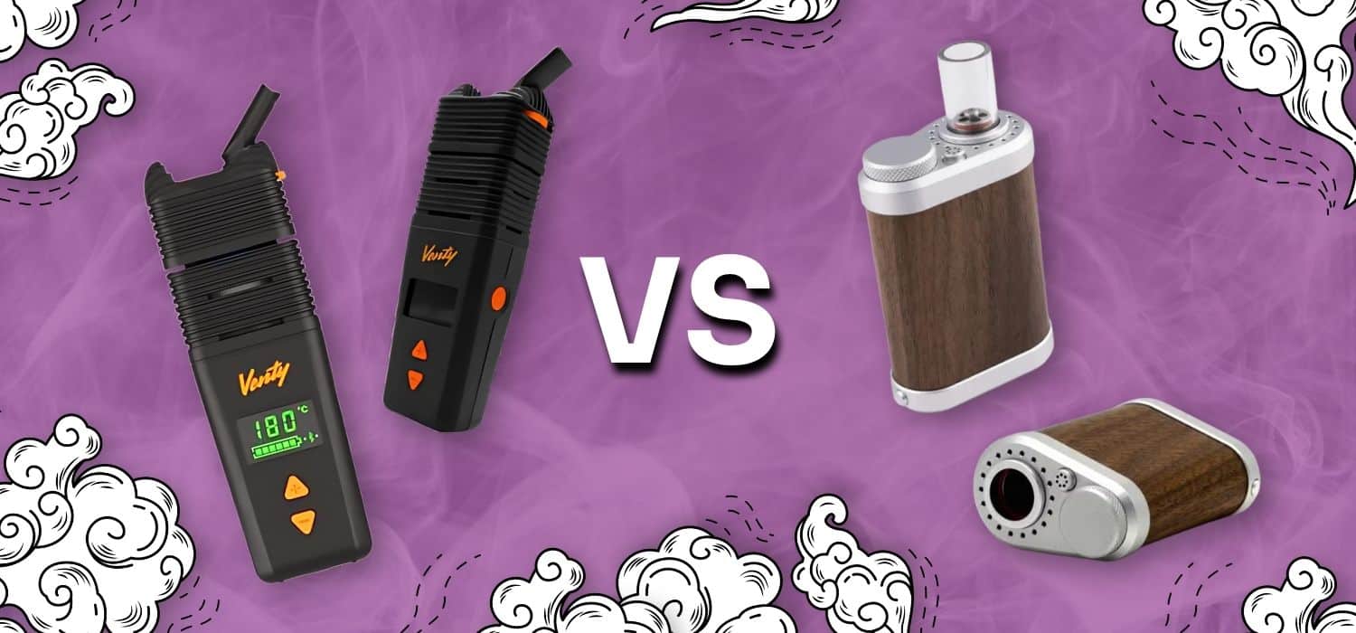 Tinymight 2 ja VENTY vierekkäin - premium-luokan kannettavat vaporisaattorit