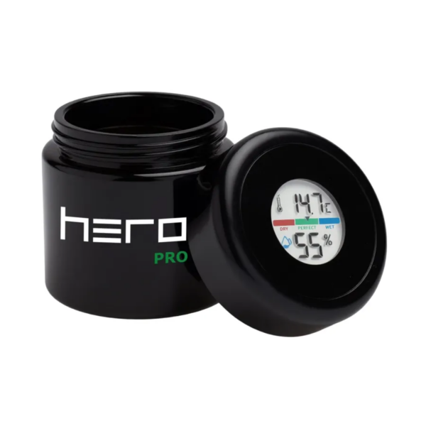 HERO PRO – hajuton lasipurkki yrttien säilytykseen HERO PRO – hajuton lasipurkki yrttien säilytykseen