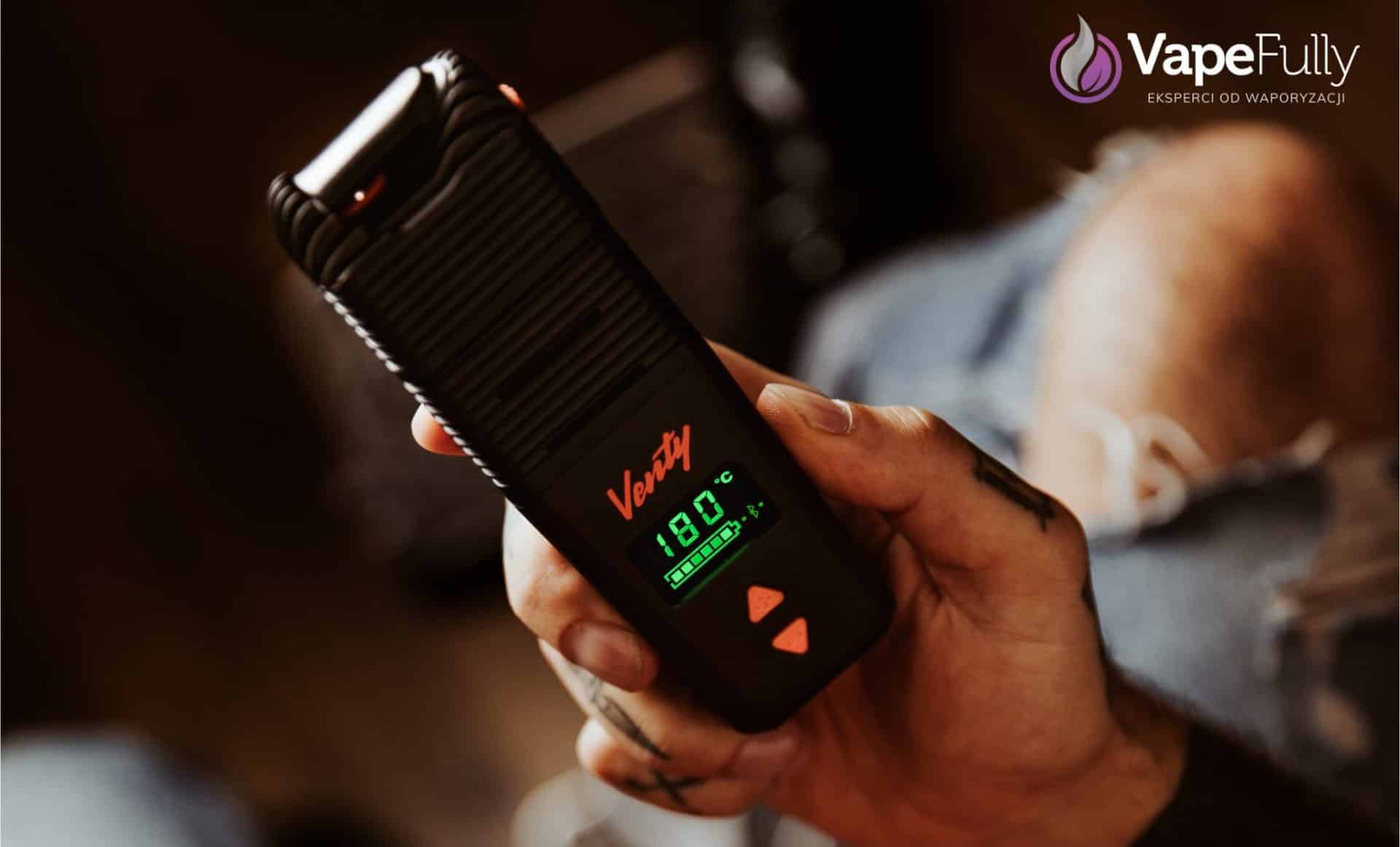 vaporisateur VENTY de Storz & Bickel pose sur une table, test et avis