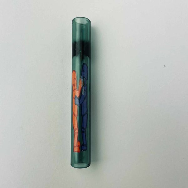 Pipe en verre Green Music 9 cm