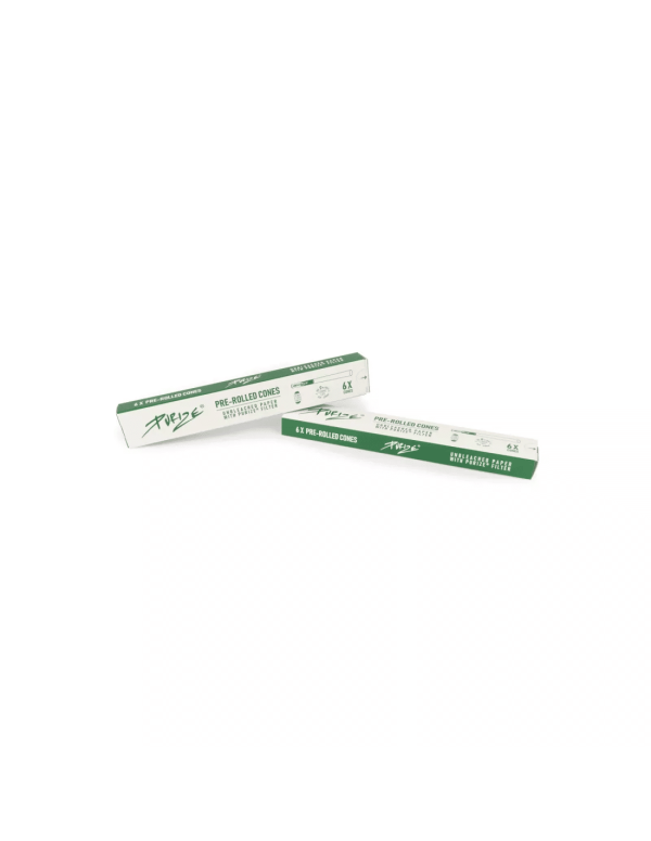 Purize – feuilles Pre-Rolled Cones 6 pcs non blanchies avec filtre à charbon