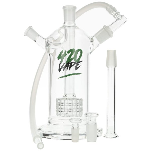 Bong – Tube XL 420Vape avec diffuseur 2 entrées pour vaporisateur