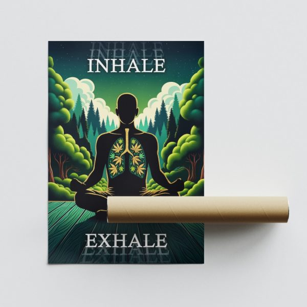 Affiche « Inhale, Exhale » Affiche « Inhale, Exhale »