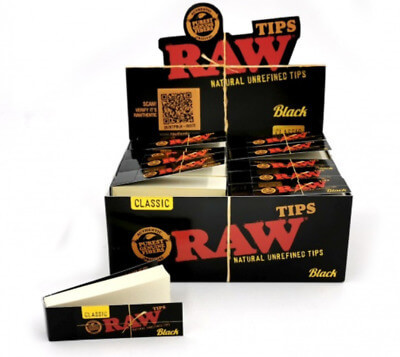 RAW – Filtres à joints Black Tips 50 pièces RAW – Filtres à joints Black Tips 50 pièces