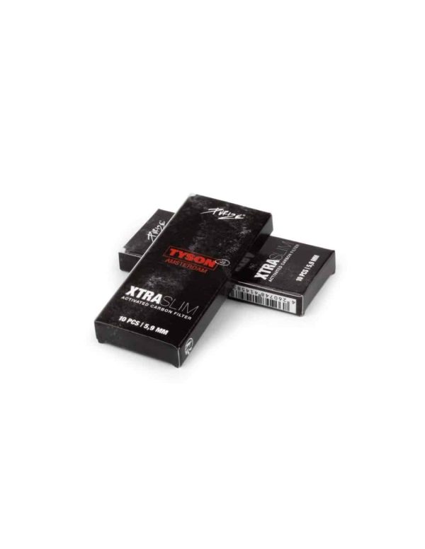 Purize x Tyson – filtres au charbon 2.0 XTRA Slim (ø 6 mm x 27 mm) Purize x Tyson – filtres au charbon 2.0 XTRA Slim (ø 6 mm x 27 mm)