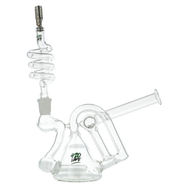 DynaVap – Adaptateur Spiralé avec Turbo 420VAPE pour bang – rodage 14,5 mm