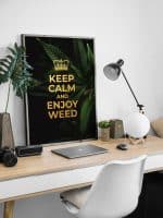 Poster “Keep Calm and Enjoy Weed”