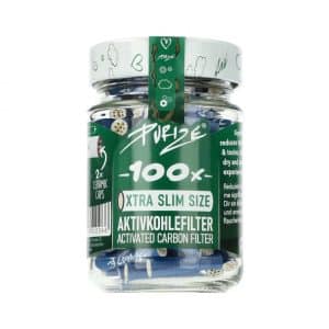 Purize – Filtri ai carboni attivi XTRA Slim 100 pezzi (ø 5,9 mm)