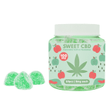 Sweet CBD – Rūgštaus Obuolio Guminukai 100 mg
