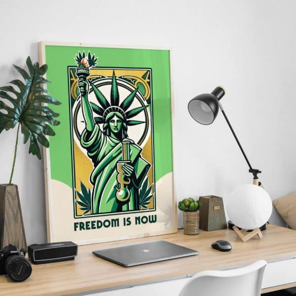 Plakatas “Freedom Is Now”