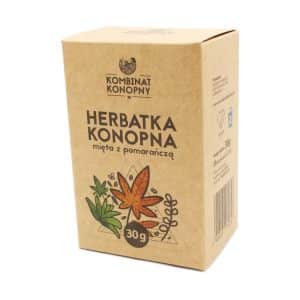 Kombinat Konopny – Herbatka konopna 30 g – mięta z pomarańczą