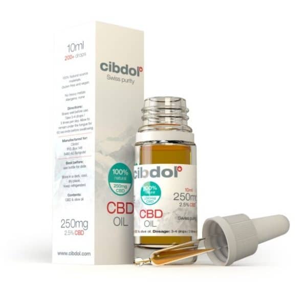CBD-olie CIBDOL 2,5% CBD