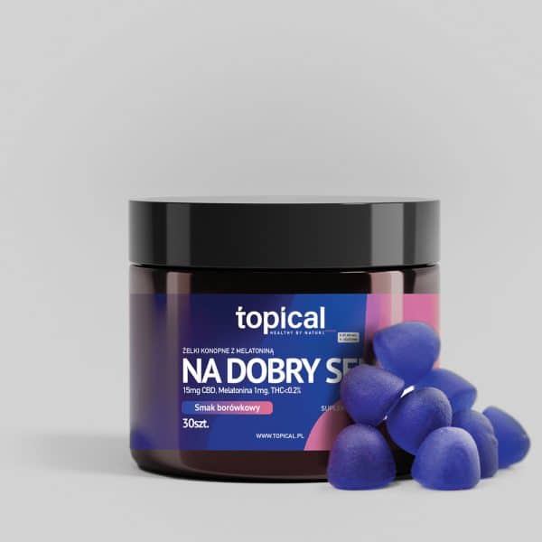 Topical – Żelki konopne z melatoniną “Na dobry sen”