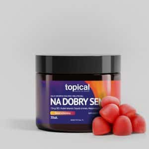 Topical – Żelki konopno-ziołowe z melatoniną “Na dobry sen FORTE”