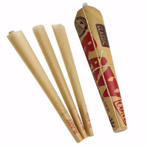 RAW – Bibułki gotowe do nabicia – CONE King Size 3 szt.