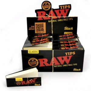 RAW – Filterki do jointów Black Tips 50 szt.