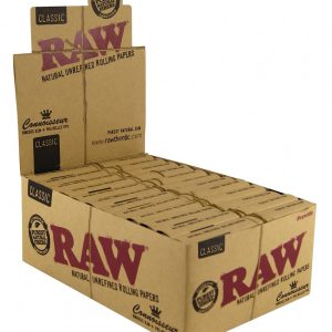 RAW – Bibułki z gotowymi filterkami – Masterpiece BOX 24 szt.