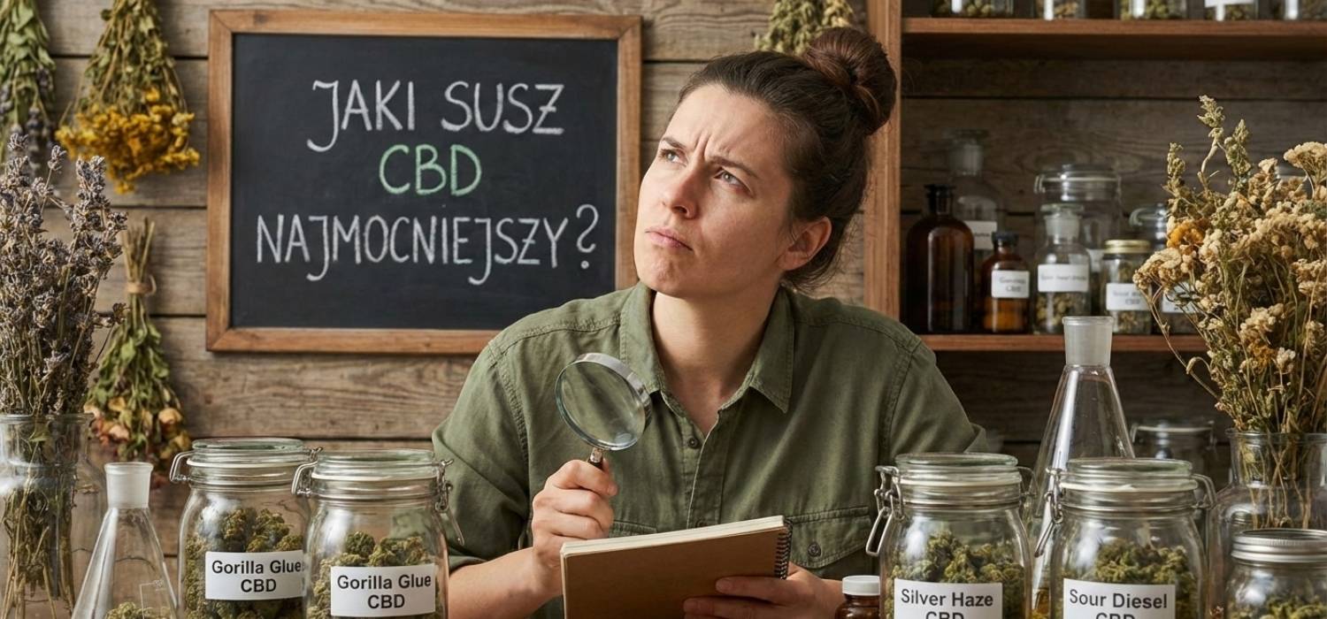 Jaki susz CBD jest najmocniejszy? Jaki mocny susz CBD wybrać?