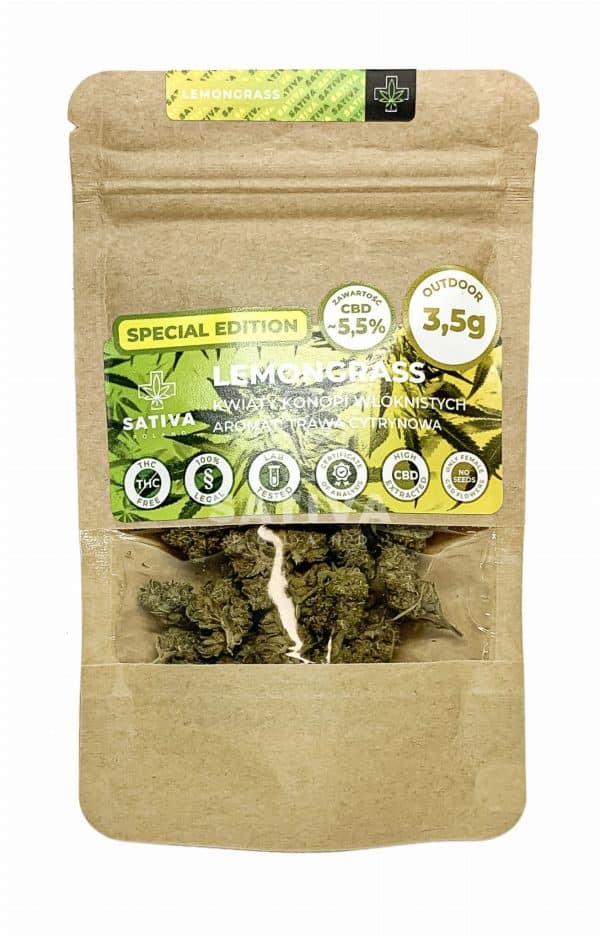 Sativa Poland – Lemon Grass Special Edition 3,5g Susz CBD